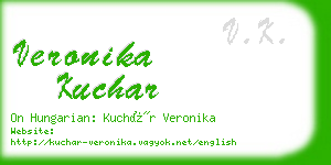 veronika kuchar business card